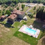 Aerial photo of Agriturismo Poggilunghi