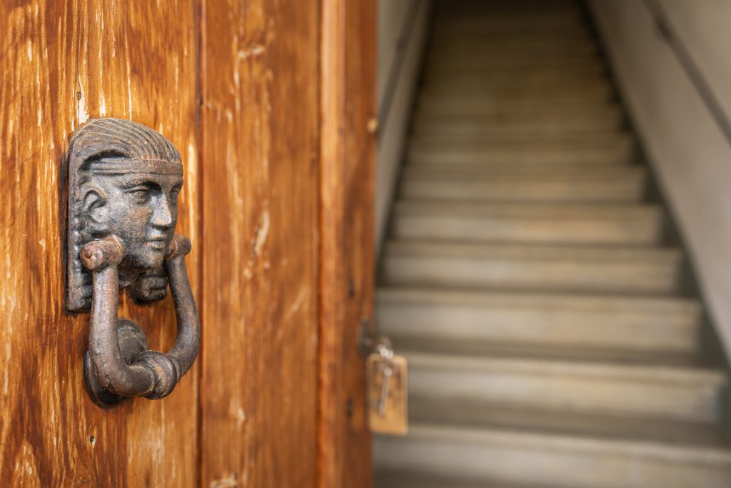 Ornate door knocker